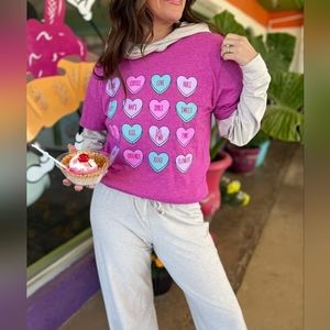 Candy Hearts Graphic Tee